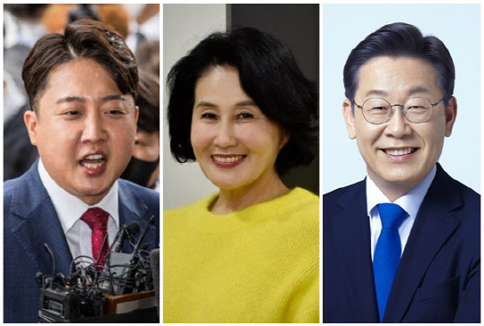 (왼쪽부터) 이준석 전 국민의힘 대표, 전여옥 전 국회의원, 이재명 더불어민주당 대표. <전여옥 SNS, 민주당 제공, 국회사진기자단>